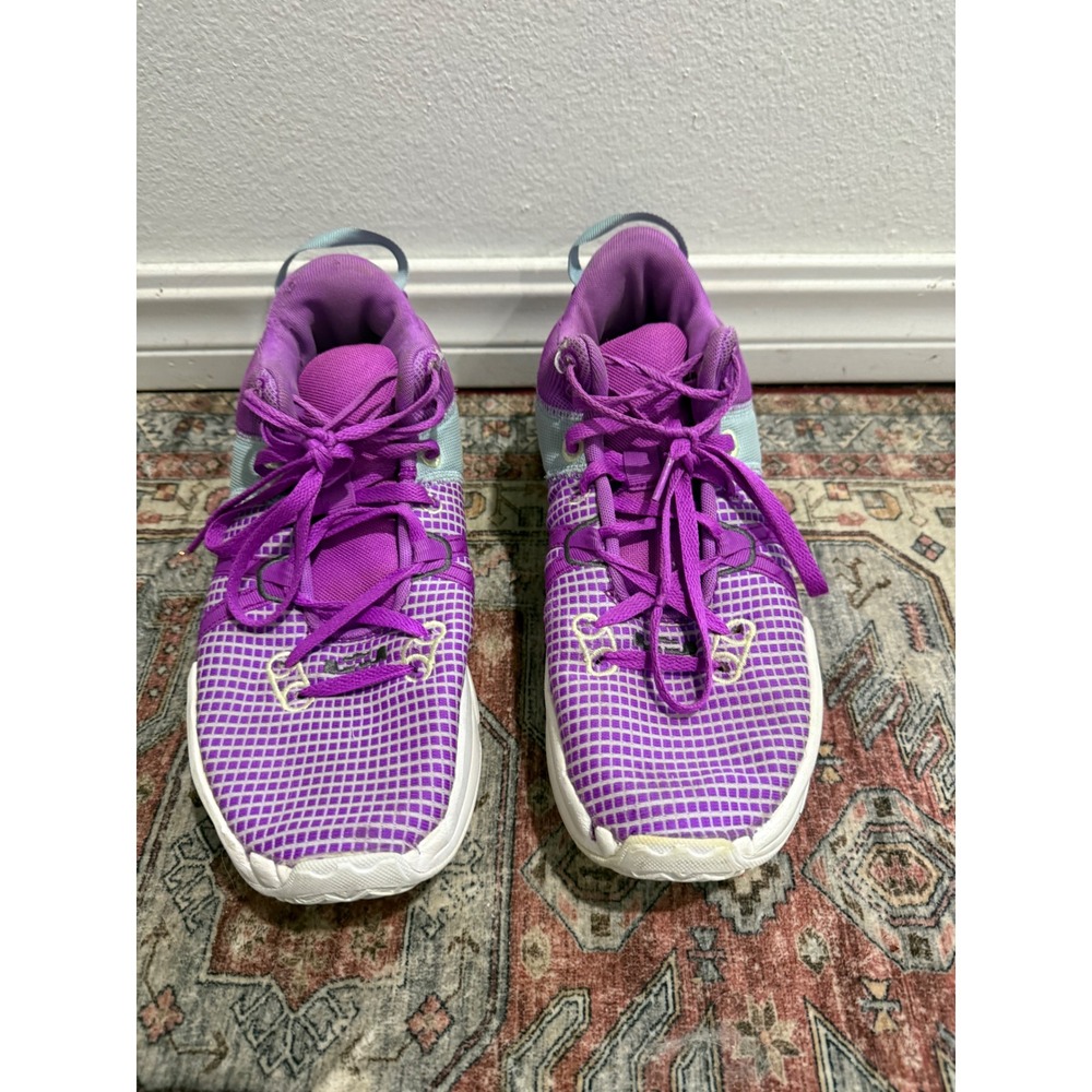 Nike LeBron Witness 7 VII Purple Blue Basketball Shoes DM1123-500 Mens 10.5